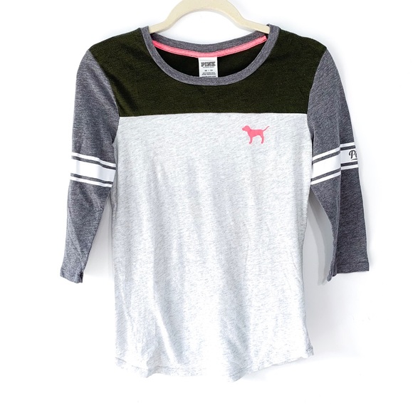 PINK Victoria's Secret Tops - Victoria Secret Raglan Baseball Tee Shirt